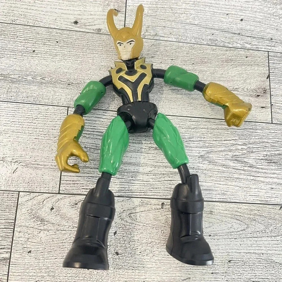 Marvel Avengers Bend & Flex Action Figure Toy 6" Flexible Loki - Picture 1 of 9